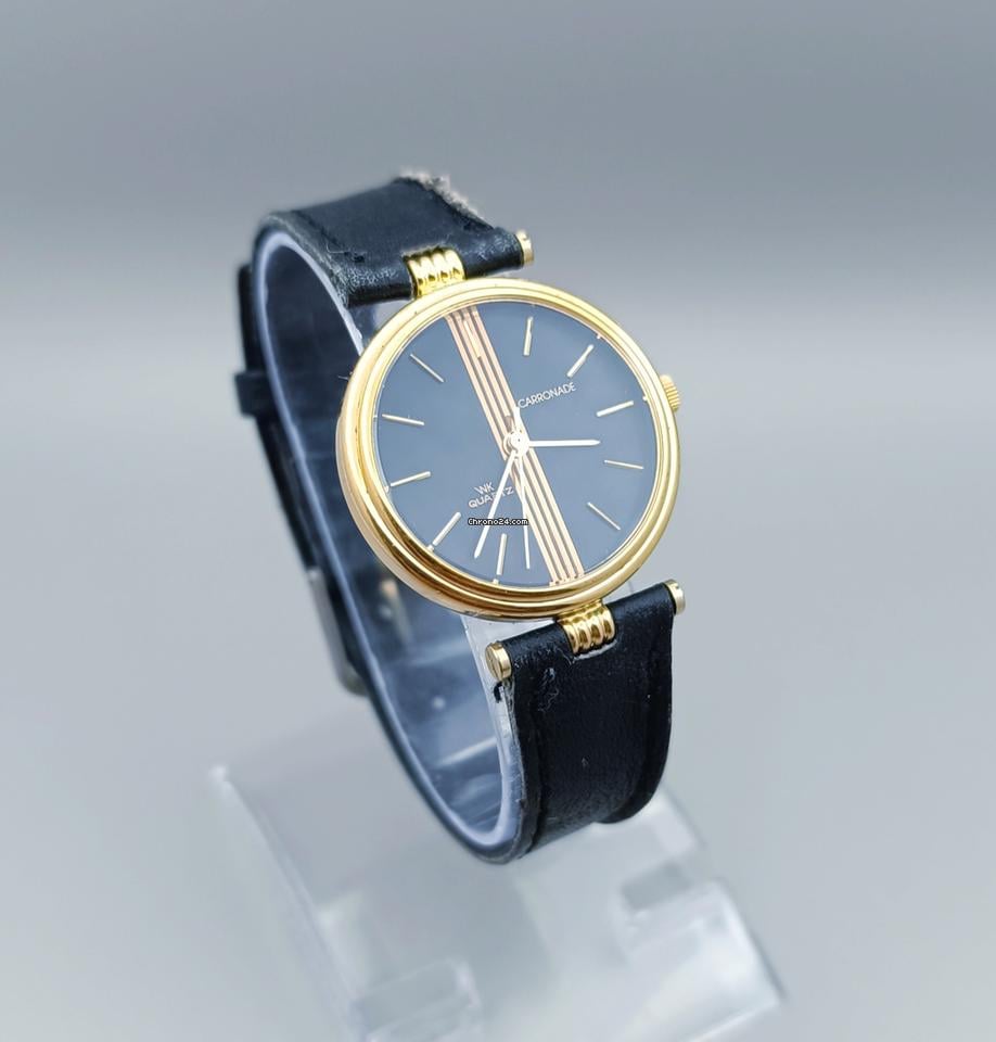 Carronade WK Quartz 1980s Gold Luxury Watch